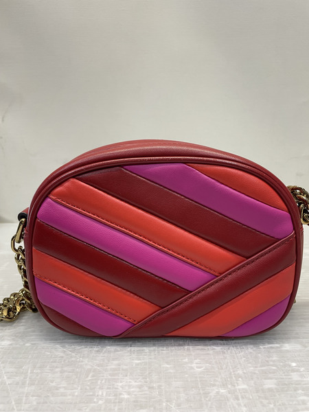 TORY BURCH ショルダーバッグ キラシェブロン カメラバッグ マルチカラー