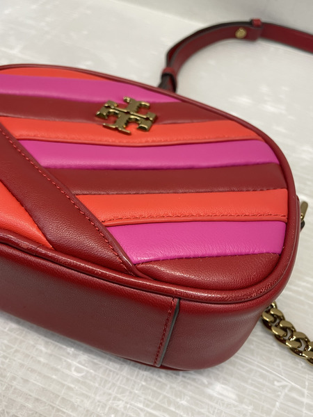TORY BURCH ショルダーバッグ キラシェブロン カメラバッグ マルチカラー
