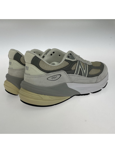 NEW BALANCE スニーカー 990 V6 WHITE Reflection MADE IN USA 27.5