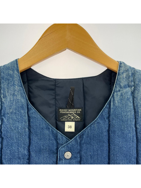 Rocky Mountain FeatherBed デニムインナーダウンベスト