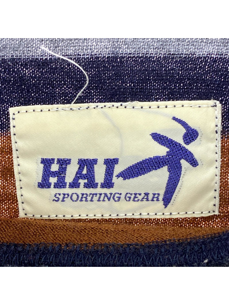 ISSEY MIYAKE ニット・セーター HAI SPORTING GEAR ハイネックウールボーダーニット