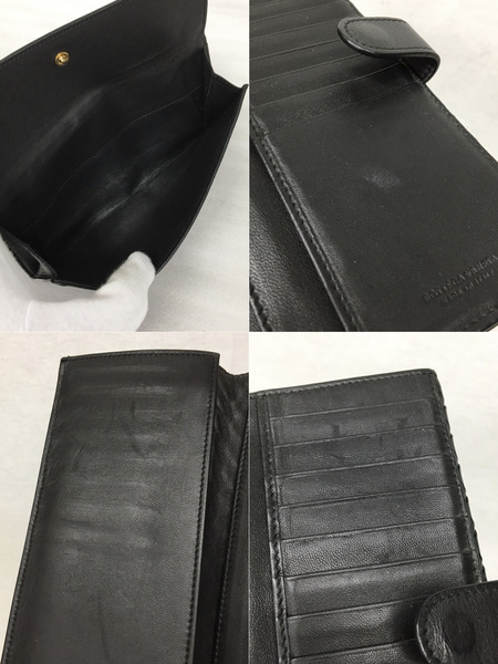 Bottega Veneta　長財布 イントレチャート/フラップロングウォレット