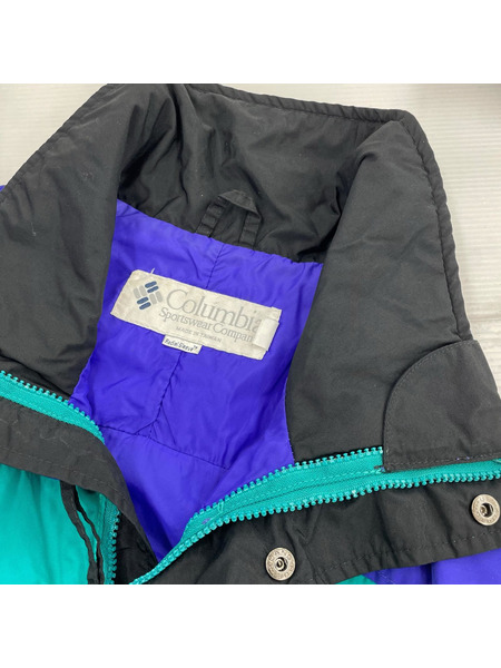 Columbia 台湾製 ジップアップジャケット ライトブルー M