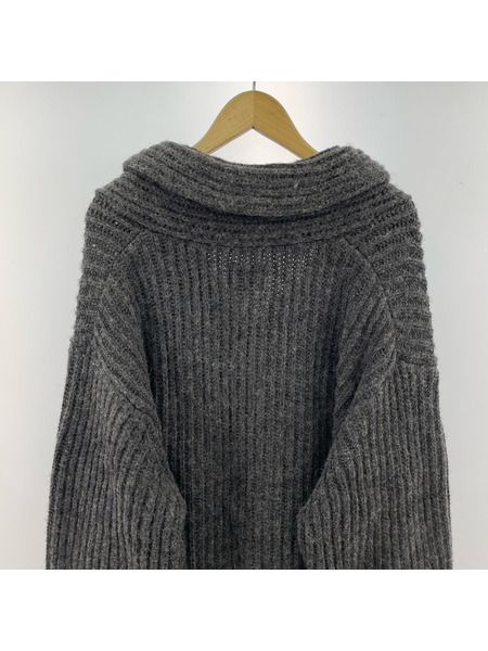 Snow Peak relume 別注 ショールカーディガン (L) グレー[値下]