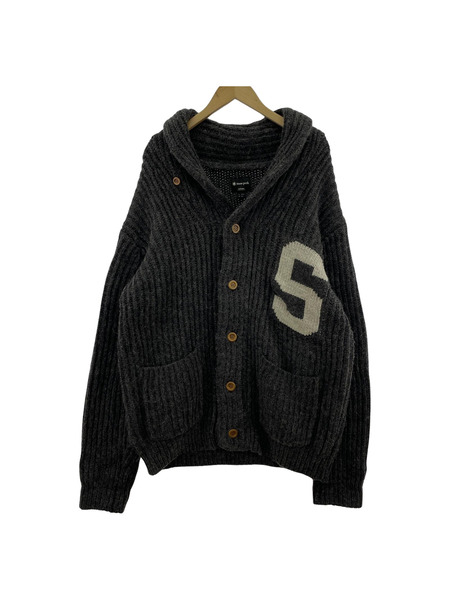 Snow Peak relume 別注 ショールカーディガン (L) グレー[値下]