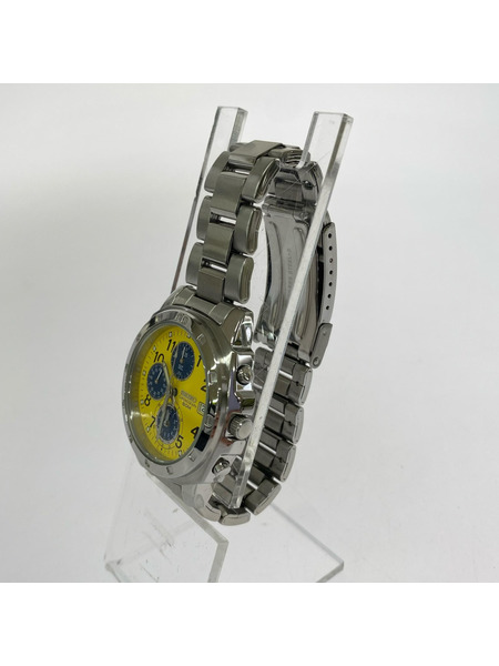 SEIKO メンズ時計 クォーツ腕時計/50M/クロノグラフ/YLW
