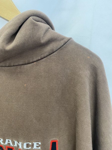BALENCIAGA Logo Embroidery Hoodie ブラウン　XS