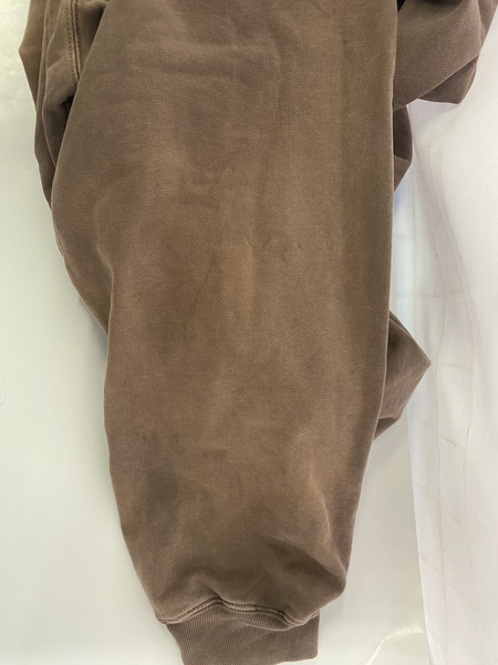 BALENCIAGA Logo Embroidery Hoodie ブラウン　XS