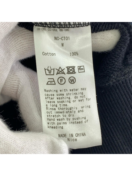 パーカー NICE 黒 パーカー ラージサイズ