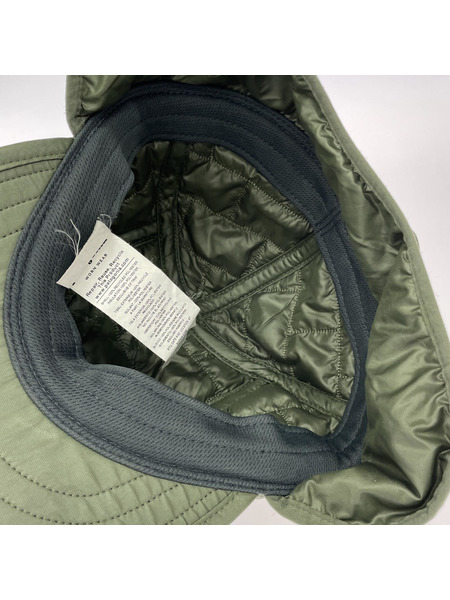 patagonia ナノパフイヤーフラップキャップ/カーキ