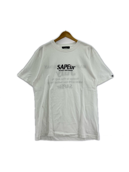 SAPeur 半袖Tシャツ・カットソー HAPPY BIRTHDAY