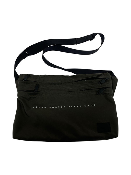 PORTER ショルダーバッグ FLAT ショルダーバッグ カーキ