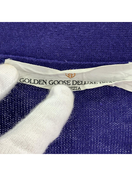 GOLDEN GOOSE ニットカーディガン 青[値下]