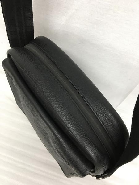 dunhill レザーショルダーバッグ ブラック