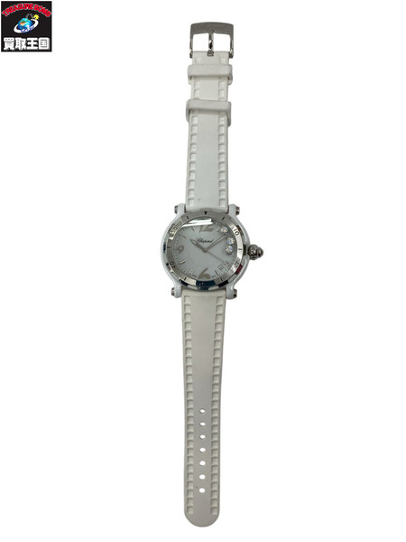 Chopard ショパール ハッピースポーツ 28/8507 クオーズ QZ 電池交換済み ムービングダイヤモンド
