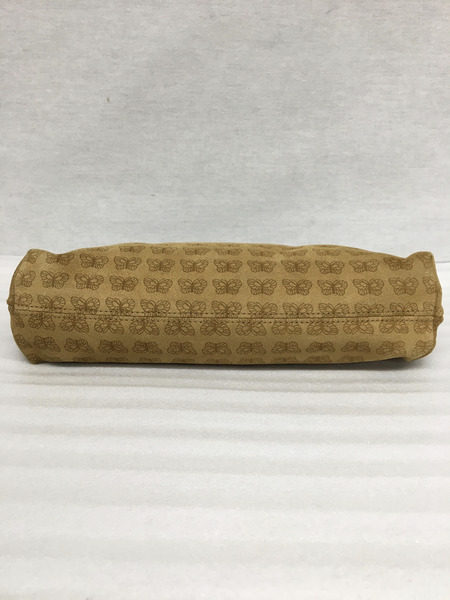 Bottega Veneta　パピヨン スエード ポーチ ベージュ