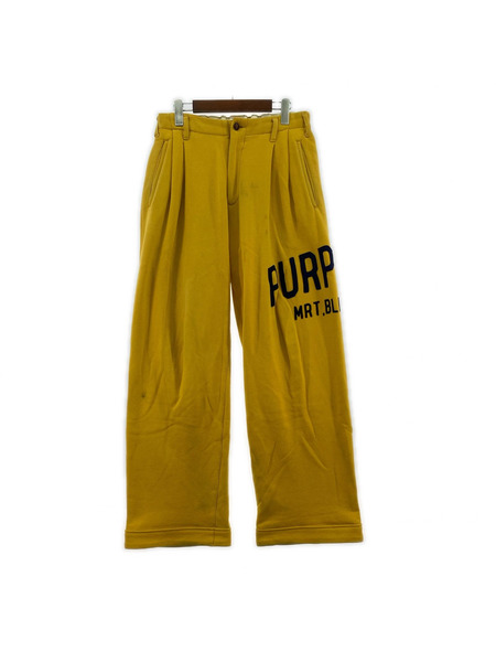 KHOKI 24SS2 TUCK SWEAT pants タックスウェットパンツ 2 イエロー