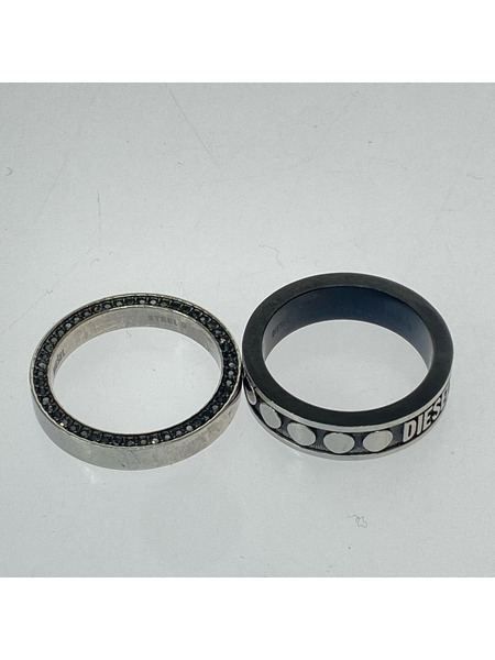 DIESEL リング・指輪 2連リングセット