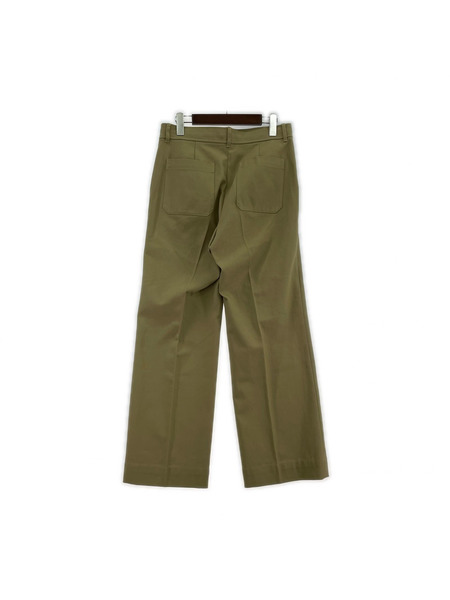 パンツ LE MELANGE 8513504 ノータックトラウザー ベージュ