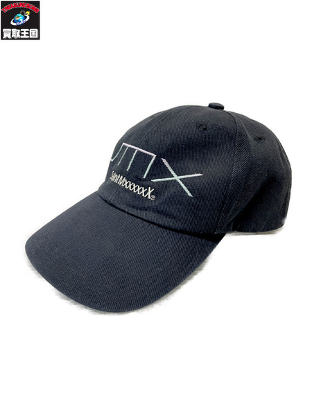 SAINT MICHAEL SMX6 CAP 刺繍 6パネルキャップ OS ブラック SM-YS8-0000-068