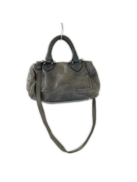 ソノ他バッグ JOHN GALLIANO レザー ショルダーバッグ