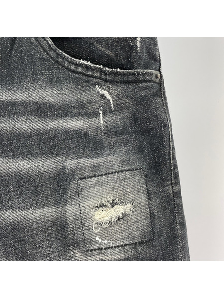 DSQUARED2 デニムパンツ S71LB0004 黒 (48)