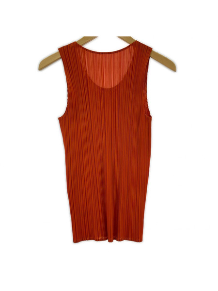 PLEATS PLEASE ソノ他 ノースリーブ オレンジ (3)