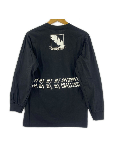 CHALLENGER 長袖Tシャツ・カットソー フロントプリント sizeS ブラック