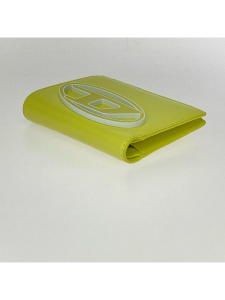 DIESEL コンパクトウォレット 2ツ折リ/Dロゴ/イエロー