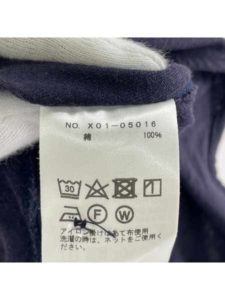 COMOLI 23SS コットンジャージーコモリシャツ 3 ネイビー X01-05016
