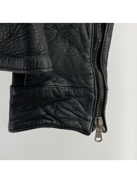 ISAMUKATAYAMA BACKLASH イタリアンショルダー製品染メ レザージャケット (M)