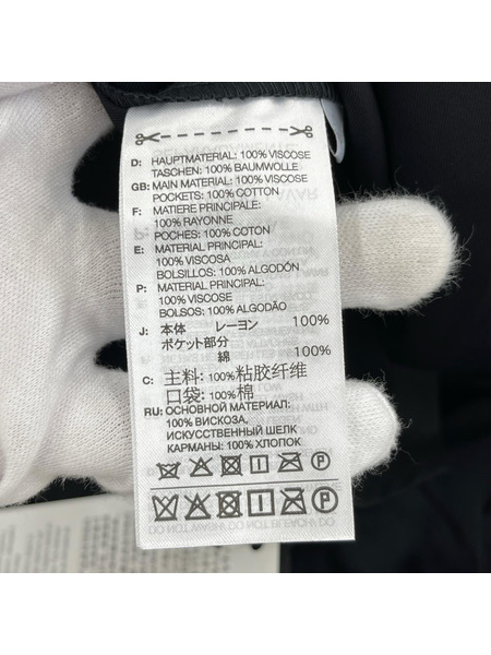 Y-3 パンツ Rayon Twill Pants (L) 黒