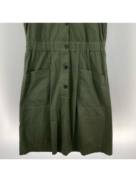 MHL. ノースリーブワンピース オリーブ ジャンパースカート[値下]