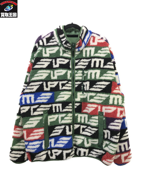 Supreme Geo Reversible jacket XLサイズフリース