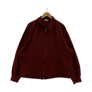 COMME des GARCONS HOMME 田中オム ウール縮絨 ジップブルゾン ボルドー