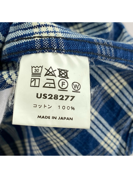 長袖シャツ UNION SUPPLY  PALAKA CHECK SHIRT BLOUSE