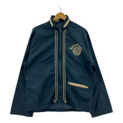 60s Champion ランタグ ナイロンジャケット 紺 (S)