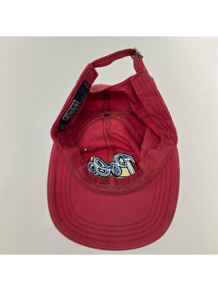 POLO RALPH LAUREN キャップ USA製 赤