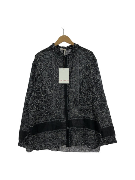 NICENESS 長袖シャツ JAMET LSシャツ M ブラック