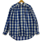 AIE 長袖シャツ PAINTER SHIRT 青 (M)[値下]