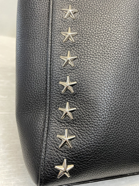 JIMMY CHOO BRIA スタースタッズ 2WAYバッグ ブラック