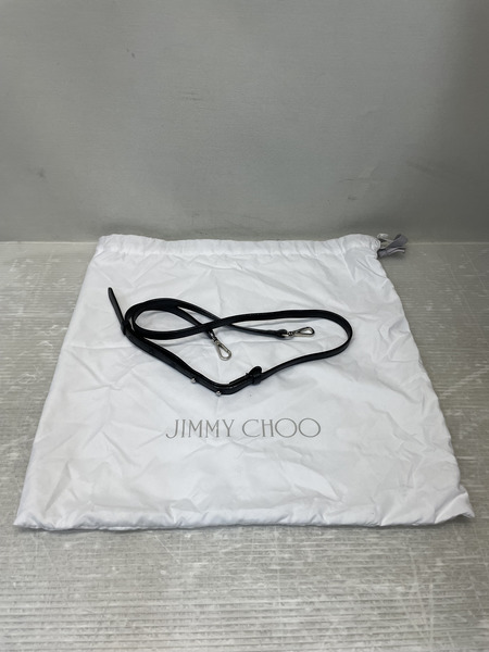 JIMMY CHOO BRIA スタースタッズ 2WAYバッグ ブラック