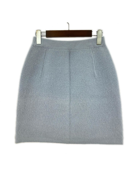 snidel ミニスカート フォックスニットスカート ONE BLU