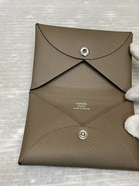 HERMES CALVI カルヴィ エプソン カードケース コインケース