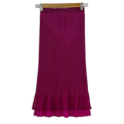 PLEATS PLEASE ヒザ丈スカート メッシュ プリーツ 紫 (3)