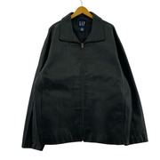 GAP レザージャケット OLD GAP ジップ レザージャケット XXL 黒