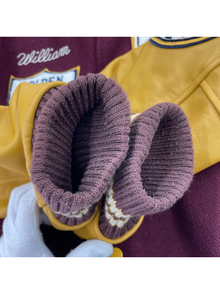 WHITESVILLE 30oz. WOOL MELTON AWARD JACKET COUGARS 40[値下]