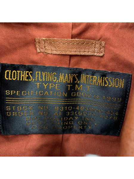TMT フライトジャケット A-2フライトジャケット BRW
