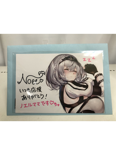 その他グッズ Vチューバー 白銀ノエル　直筆サイン入りポストカード