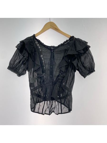 ISABEL MARANT 半袖Tシャツ・カットソー ETOILE/フリル/黒